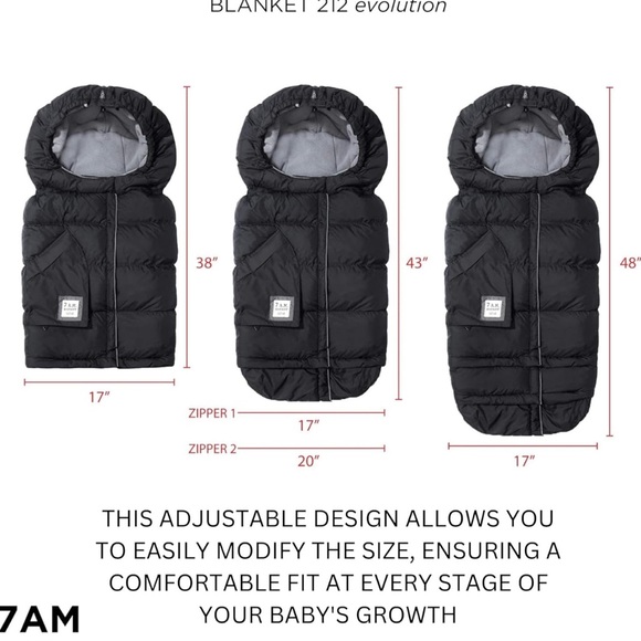 7AM Enfant Stroller Blanket 212 - Picture 3 of 9